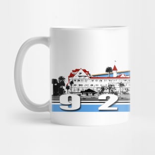 Coronado Hotel Del and San Diego Bridge 92118 Mug